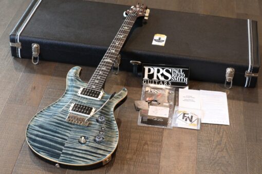 MINTY! 2020 PRS 35th Anniversary Custom 24 Double-Cut Electric Guitar Whale Blue + OHSC & Papers