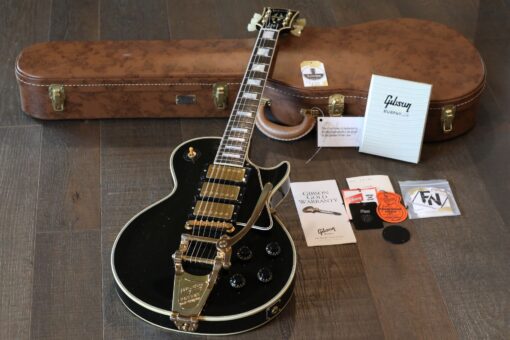 MINTY! 2021 Gibson Custom 1957 Black Beauty Les Paul Custom Murphy Lab Light Aging Ebony + COA OHSC