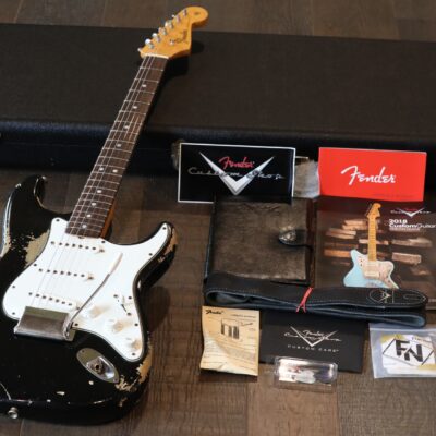 MINTY! 2018 Fender Custom Shop Greg Fessler Masterbuilt 1964 Stratocaster Relic Black + COA OHSC