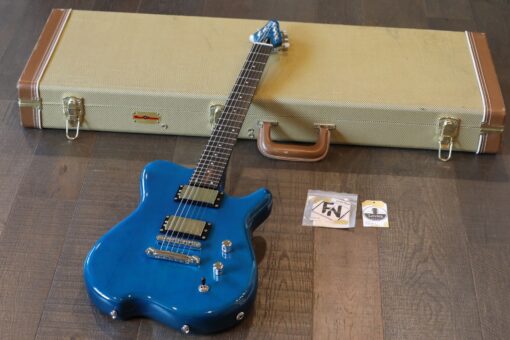 Carvin HF-2 Allan Holdsworth Fat Boy Signature Electric Guitar Trans Blue + Case