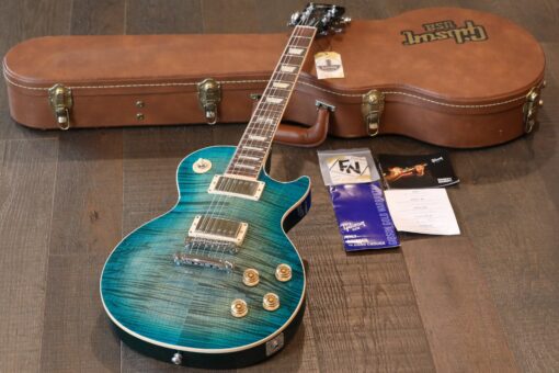 2014 Gibson 120th Anniversary 60’s Les Paul Standard Premium Plus Ocean Blue Burst + OHSC