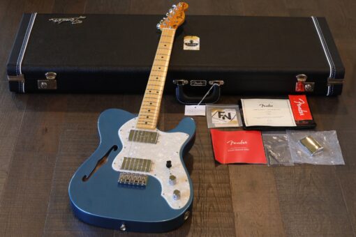 Unplayed! Fender American Vintage II 1972 Telecaster Thinline Lake Placid Blue + COA OHSC