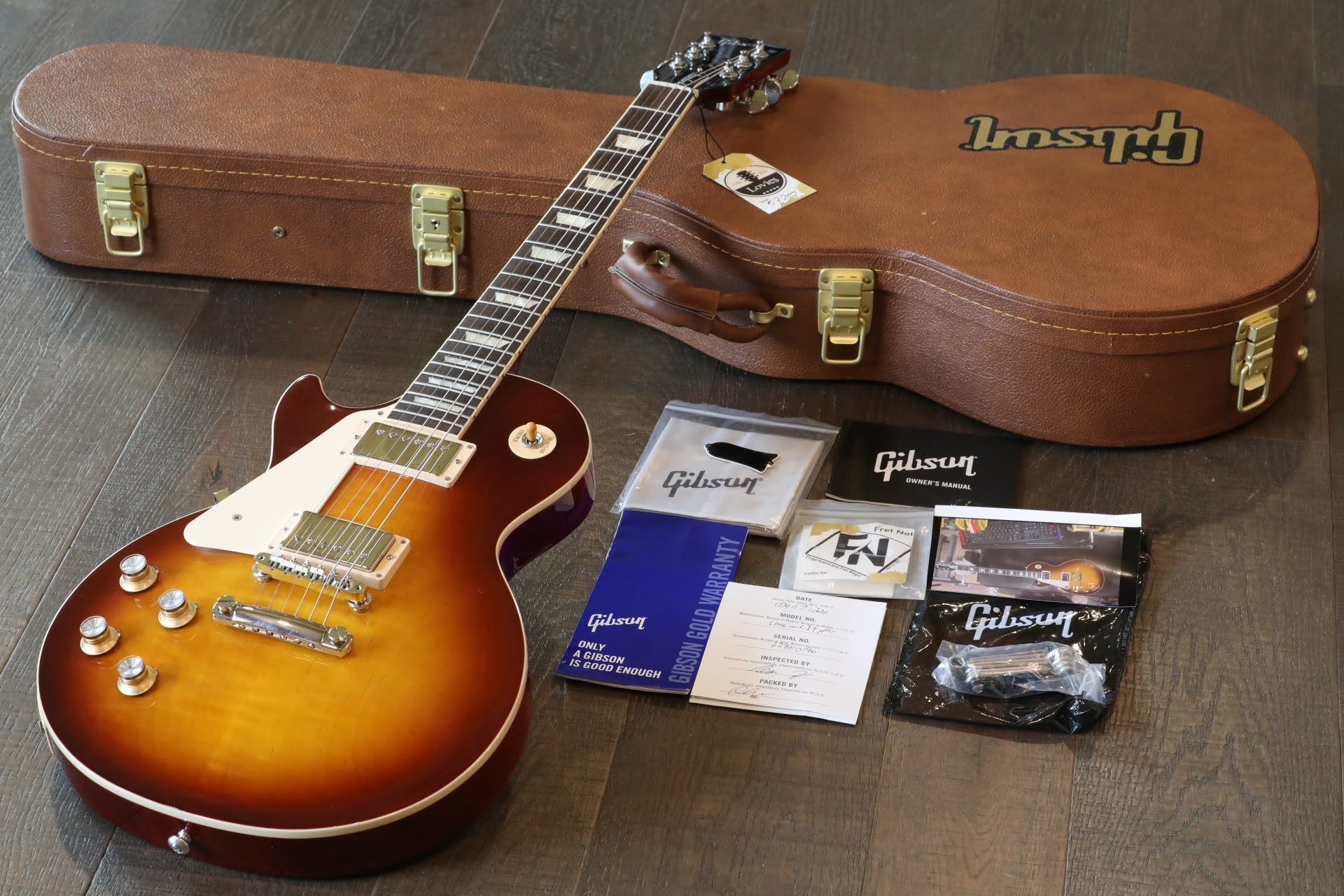Lefty! 2021 Gibson Les Paul Standard 60’s Left-Handed Electric Guitar Iced  Tea Burst + OHSC & Papers