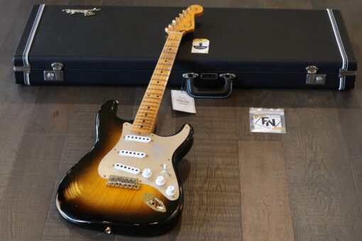 Fender Custom Shop LTD ’55 Stratocaster Relic Wide Fade 2-Color Sunburst w/ Gold Hardware + Case