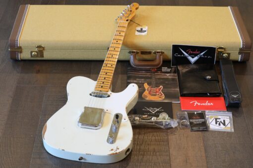 MINTY! 2020 Fender Custom Shop Limited Edition Roasted Pine ’55 Double Esquire Desert Tan Relic + COA OHSC