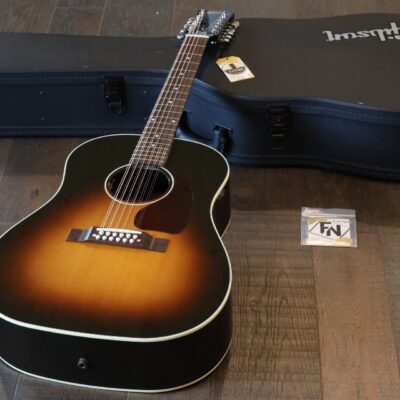 MINTY! 2021 Gibson J-45 Standard 12-Sting Acoustic/ Electric Jumbo Guitar Vintage Sunburst + OHSC