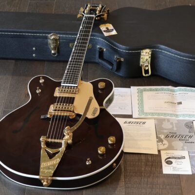 Super Clean! 2005 Gretsch G6122 1962 Country Classic Walnut Stain w/ Belly Rest + COA OHSC