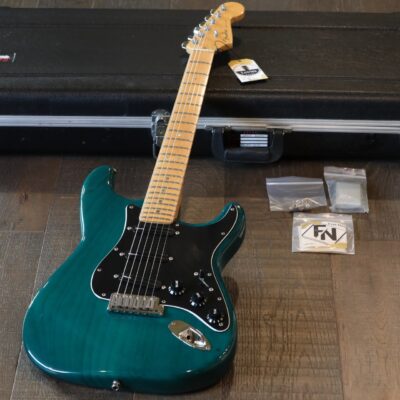 Fender Stratocaster Deluxe Ash Trans Teal Green w/ Billy Corgan DiMarzio Assembly + OHSC