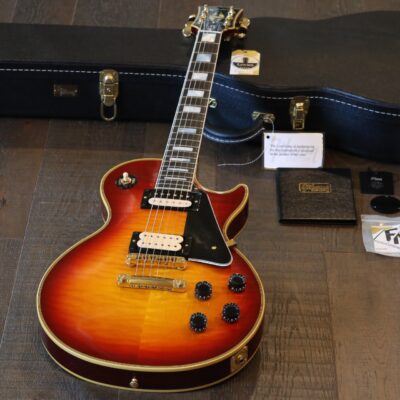 Custom Order! 2023 Gibson Les Paul Custom Quilted Cherry Sunburst One-Off + COA OHSC