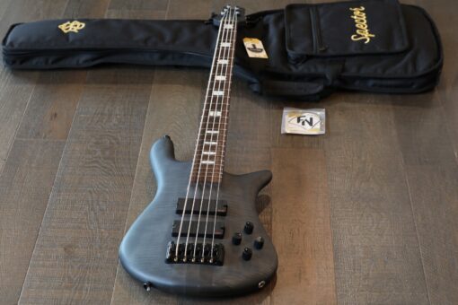 Unplayed! 2018 Spector Euro5 LX 5-String Bass Trans Black Stain Matte + OGB
