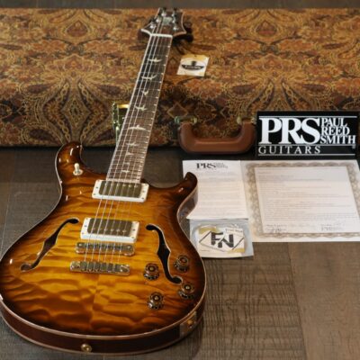 MINTY! 2019 PRS Private Stock 7925 McCarty 594 Hollowbody II McCarty Glow Burst Quilt Top + COA OHSC