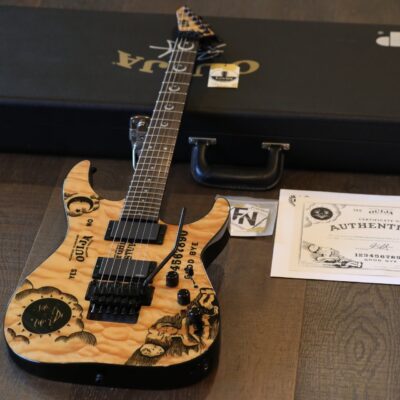Unplayed! 2017 ESP LTD Kirk Hammett Signature Natural Ouija #233 of 666 + COA OHSC