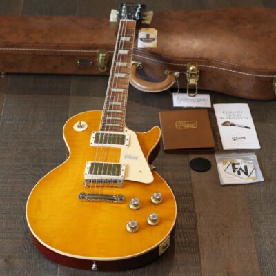 MINTY! 2019 Gibson Custom ’60 Les Paul Standard “Beauty of the Burst” Figured Lemon Drop + COA OHSC