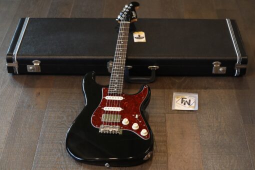 Iconic Guitars Custom Solana Vintage Modern S-Style Guitar Aged Black Relic + OHSC