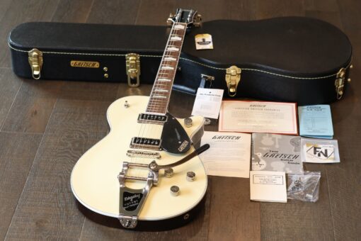 Unplayed! Gretsch G6128TDS-PE-LIV Player’s Edition Jet Lotus Ivory DS w/ Bigsby + COA OHSC
