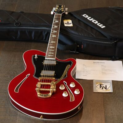 Unplayed! 2022 Kauer Guitars Super Chief Semi-Hollow Electric Guitar Wine Red w/ Bigsby + OGB