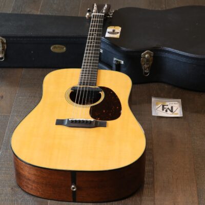 MINTY! 2021 Martin D-18 Natural Acoustic/ Electric Dreadnaught Guitar + OHSC