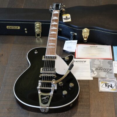 Unplayed! Gretsch G6128TDS-PE-BLK Player’s Edition Jet FT Black w/ Bigsby + COA OHSC
