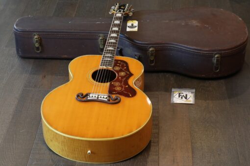 Case Queen! 1961 Gibson J-200 Natural Acoustic Jumbo Guitar + OHSC
