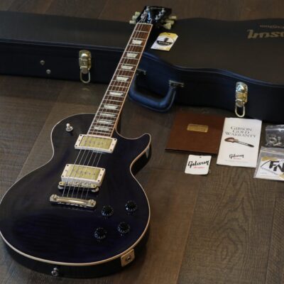 2012 Gibson Custom Shop Les Paul Standard F Cobalt Blue Flametop + COA OHSC