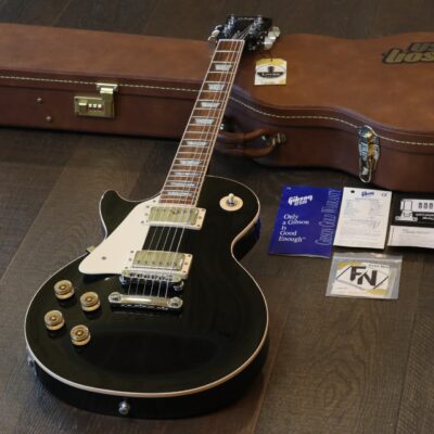 LEFTY! 2001 Gibson Les Paul Standard Left-Handed Electric Guitar Black Ebony + OHSC