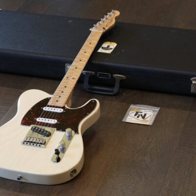 Sweet! Fender Custom Shop Telecaster Single-Cut Electric Guitar White Blonde 3P + OHSC