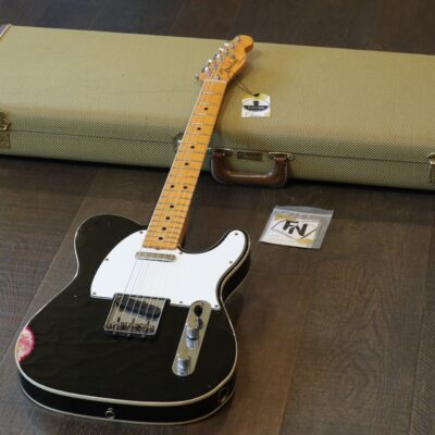 MINTY! Fender Custom Shop Greg Fessler Masterbuilt Telecaster Relic Black Over Paisley + COA OHSC