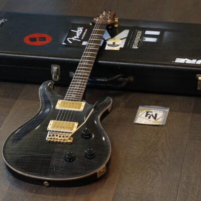 2004 PRS Custom 22 Artist Package Double-Cut Electric Guitar Gray Black Flametop + OHSC