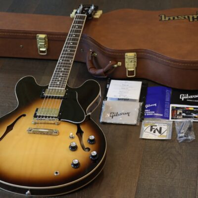 MINTY! 2021 Gibson ES-335 Gloss Dot Reissue Vintage Sunburst + OHSC & Papers