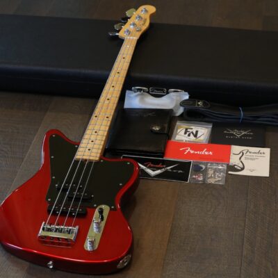 Unplayed! 2019 Fender Custom Shop Jason Smith Masterbuilt Offset Telecaster Bass Aged Candy Apple Red + COA OHSC