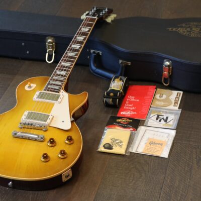 Gibson Custom 1958 Reissue Les Paul Standard LPR8 Lemon Burst Plain Top + OHSC