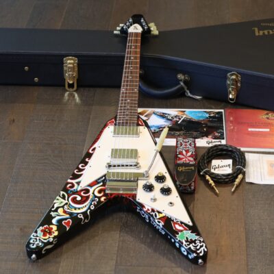 2006 Gibson Custom Shop Jimi Hendrix “Love Drops” Psychedelic V #2 + COA OHSC