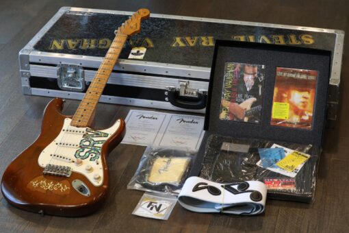 Unplayed! 2007 Fender Greg Fessler Masterbuilt Stevie Ray Vaughan “Lenny” Tribute Stratocaster Natural Relic + COA OHSC & Extra’s