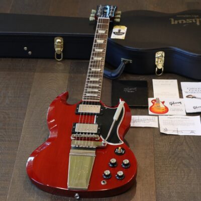 2010 Gibson Custom 1961 Reissue Les Paul SG Standard VOS Heritage Cherry w/ Maestro + COA OHSC