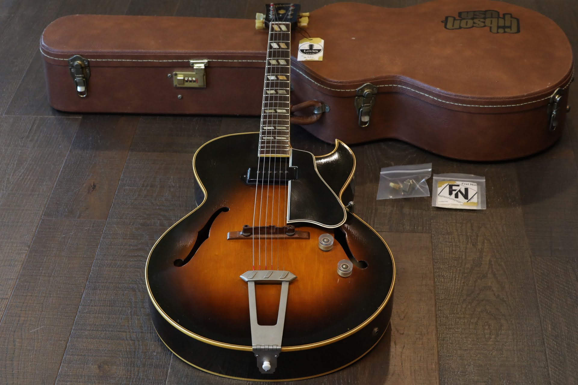 Vintage! 1949 Gibson ES-175 Archtop Hollowbody Guitar Tobacco Burst w/ Dogear P-90 + Gibson Case