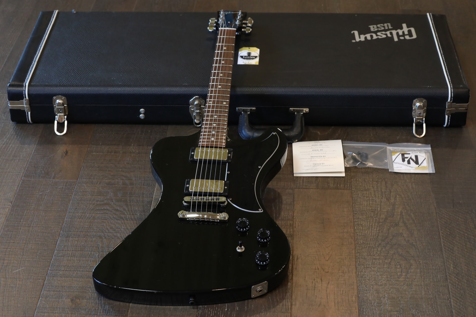 2010 Gibson RD Artist  Solid Body Electric Guitar Black Ebony + OHSC