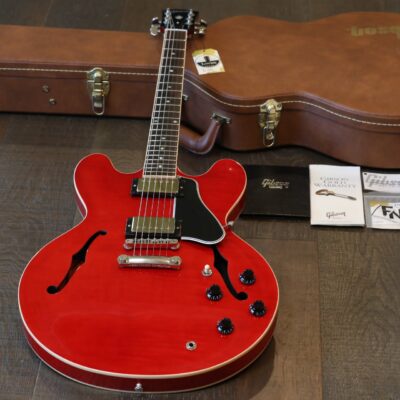 2014 Gibson Memphis Custom ES-335 Semi-Hollow Electric Guitar Figured Sixties Cherry + COA OHSC