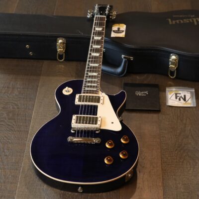 2010 Gibson Custom Shop GC Custom Pro Les Paul Standard Blue Tiger + COA OHSC