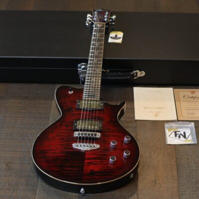 NEW! 2023 Valiant Guitars Smith Single-Cut Guitar Burgundy Red + COA OHSC