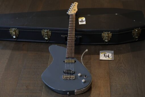 2017 Dean Gordon Guitars Mirus Flat Top Electric Guitar Gray SH + Coffin Case