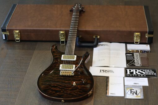 MINTY! 2013 PRS Private Stock #4198 Custom 24 Quilted Bronze Smoke Burst + OHSC