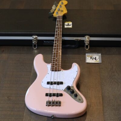 MINTY! Nash Guitars JB-63 Double-Cut 4-String Electric Bass Guitar Shell Pink Relic + OHSC
