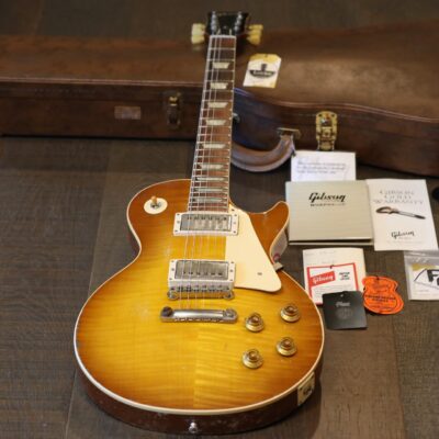 Unplayed! 2021 Gibson Custom 1959 Reissue Les Paul Standard Murphy Lab Ultra Heavy Aging Lemon Burst + COA OHSC