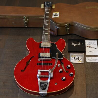 2014 Gibson 1963 Rich Robinson ES-335 Semi-Hollow Electric Guitar VOS Aged Cherry 47 of 500 + COA OHSC