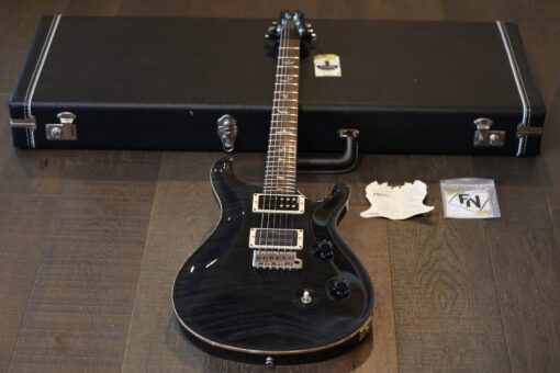 2006 PRS Custom 24 Double-Cut Electric Guitar Trans Black 10 Top + OHSC