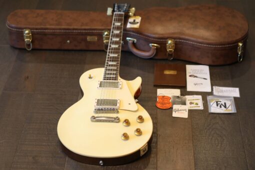 RARE! 2017 Gibson Custom 1957 Reissue Les Paul Standard VOS Antique White + COA OHSC
