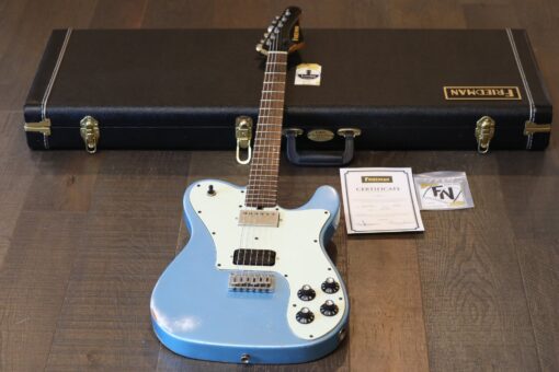 2021 Friedman Vintage T Electric Guitar Aged Ice Blue Metallic Relic + COA OHSC