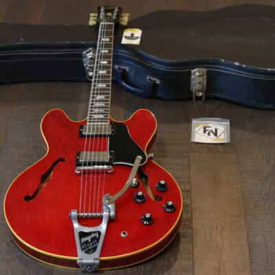 Vintage! 1968 Gibson ES-335 Semi-Hollow Electric Guitar Cherry Red w/ Bigsby + OHSC