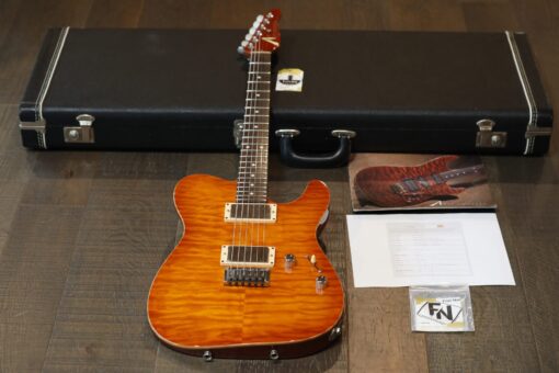 1998 Tom Anderson Hollow Cobra T Electric Guitar Trans Amber + OHSC