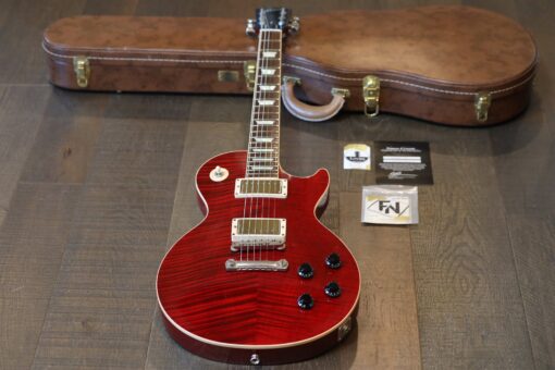 2012 Gibson Custom Les Paul Class 5 Electric Guitar Red Tiger + COA OHSC
